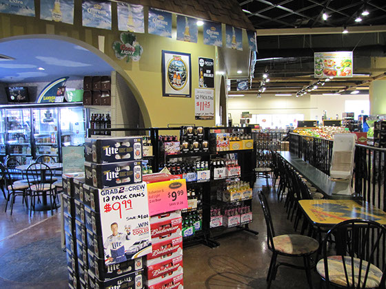 Beer Cooler Section